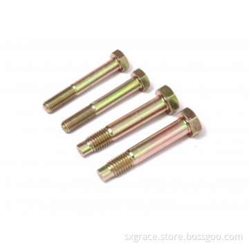 Gold Hex Flange Head Titanium Bolts